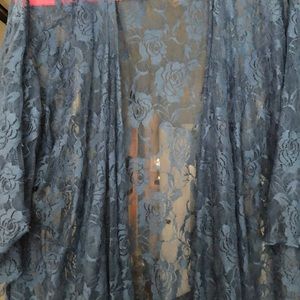 Dark teal LuLaRoe Lace Shirley